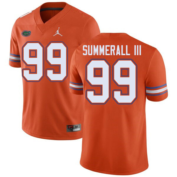 Jordan Brand Men #99 Lloyd Summerall III Florida Gators College Football Jerseys Sale-Orange